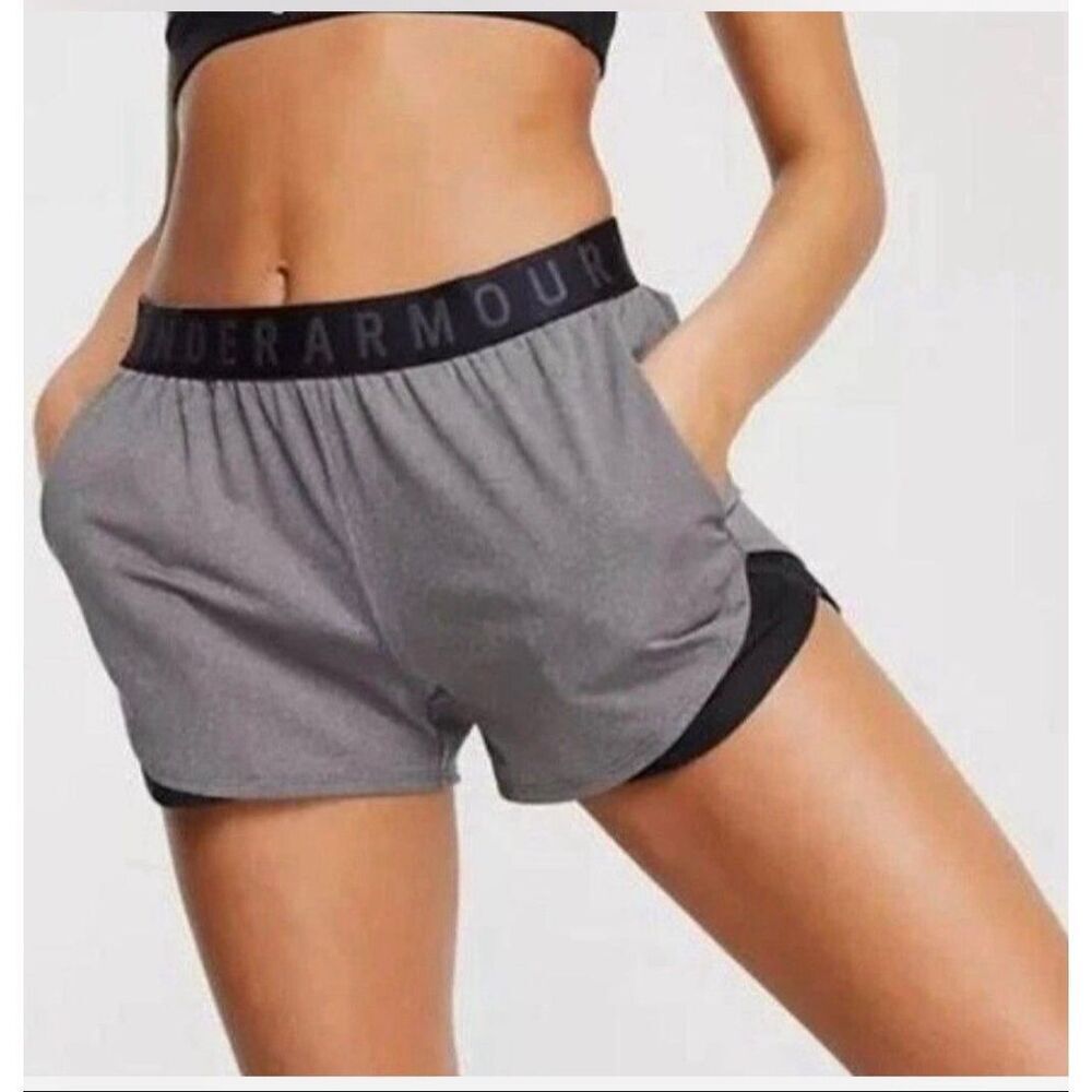 Under Armour Women's Play Up Shorts 3.0 side pockets size XS